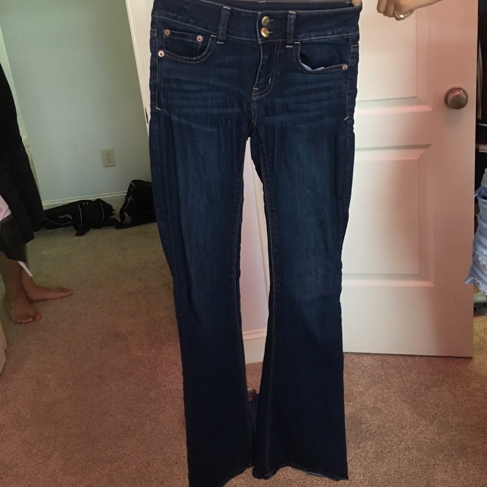 flared AE jeans